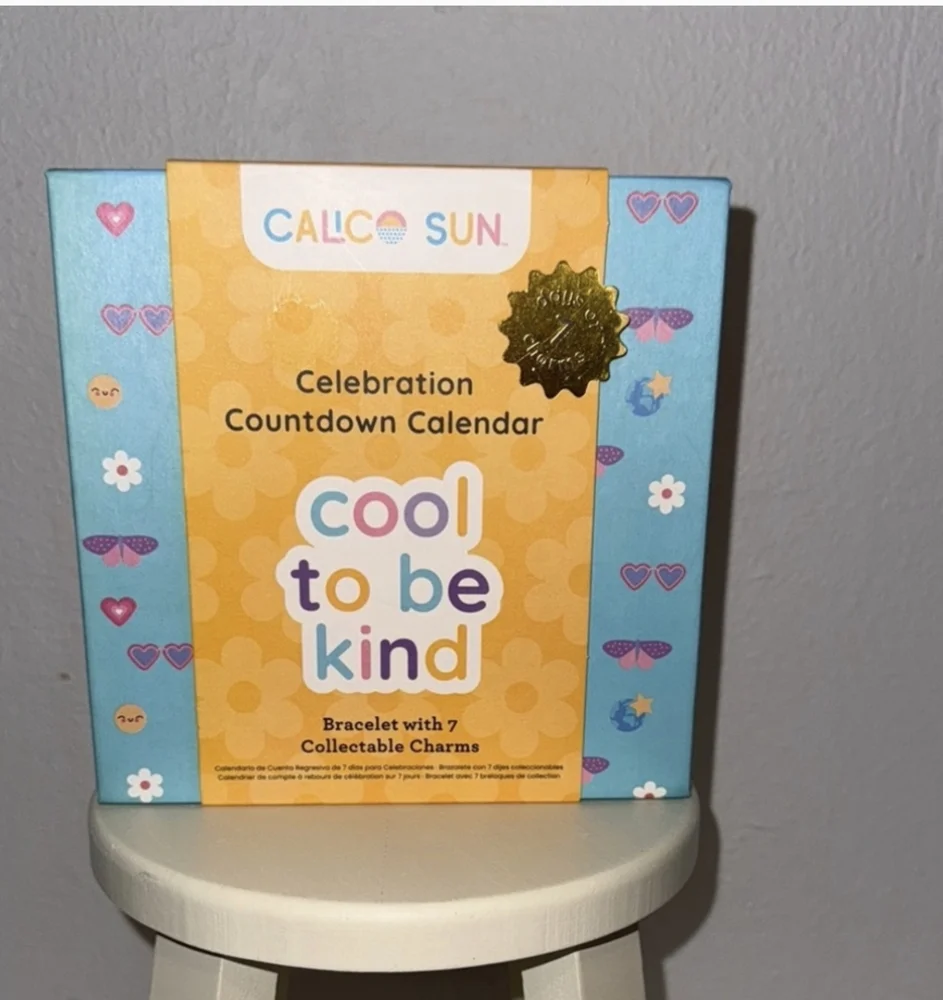 Calico Sun Celebration Countdown Calendar CHARM BRACELET Set